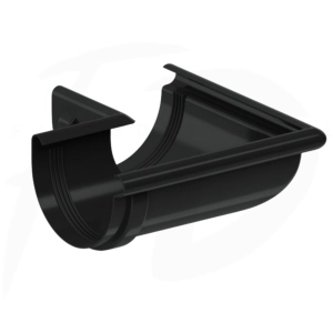 Narożnik zewnętrzny o dowolnym kącie PVC ⌀ 75 firmy KROP kolor czarny